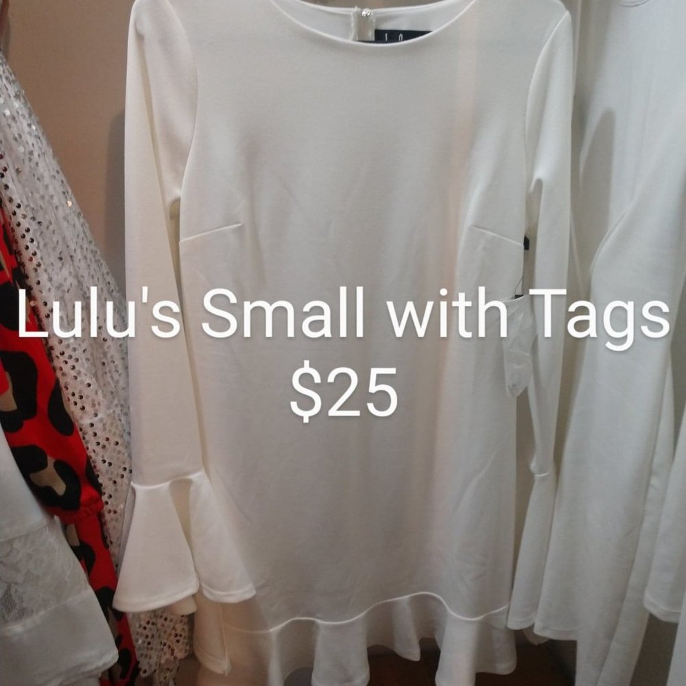 Forever Classy Ivory Long Sleeve Ruffled Mini